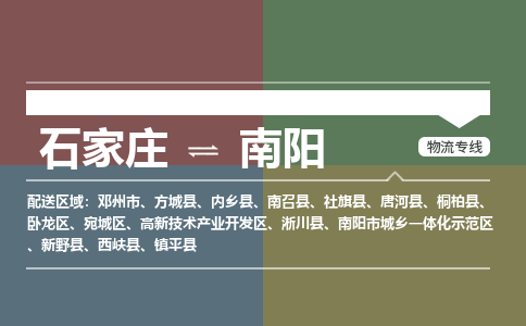 石家庄到南阳零担物流专线-石家庄到南阳整车运输服务