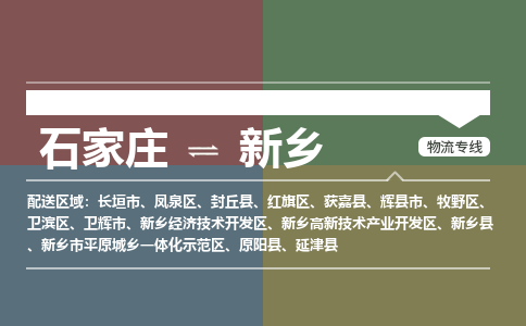 石家庄到新乡零担物流专线-石家庄到新乡整车运输服务