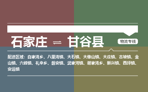 石家庄到甘谷县零担物流专线-石家庄到甘谷县整车运输服务