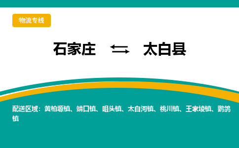 石家庄到太白县物流专线省市县+乡镇-闪+送专业运送|优质物流