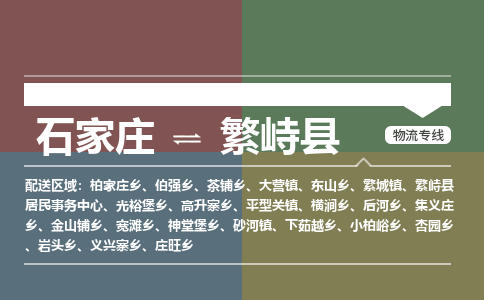 石家庄到繁峙县零担物流专线-石家庄到繁峙县整车运输服务