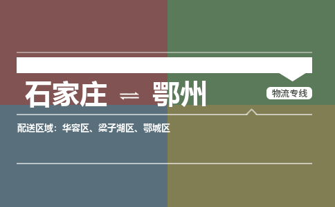 石家庄到鄂州零担物流专线-石家庄到鄂州整车运输服务