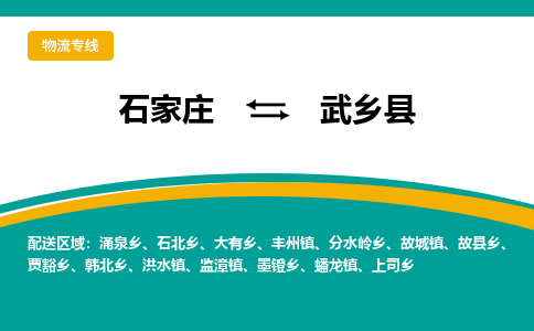 石家庄到武乡县物流专线省市县+乡镇-闪+送专业运送|优质物流