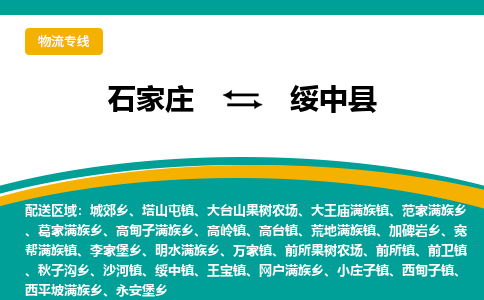石家庄到绥中县物流专线省市县+乡镇-闪+送专业运送|优质物流