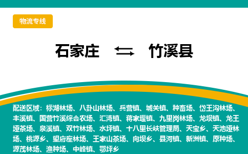 石家庄到竹溪县物流专线省市县+乡镇-闪+送专业运送|优质物流