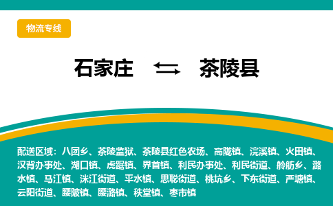 石家庄到茶陵县物流专线省市县+乡镇-闪+送专业运送|优质物流