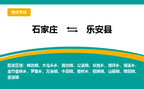 石家庄到乐安县物流专线省市县+乡镇-闪+送专业运送|优质物流