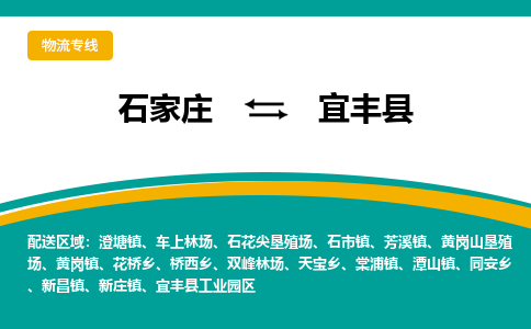 石家庄到宜丰县物流专线省市县+乡镇-闪+送专业运送|优质物流