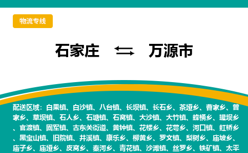 石家庄到万源市物流专线省市县+乡镇-闪+送专业运送|优质物流